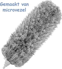 Fain® Plumeau Met Telescoopsteel – Grijs – 80 Tot 240 Cm - Uitschuifbaar – Wasbaar - Flexibel 360° Draaibaar – Duster - Microvezel Ragebol -Schoonmaakproducten Winkel 1082x1200 1