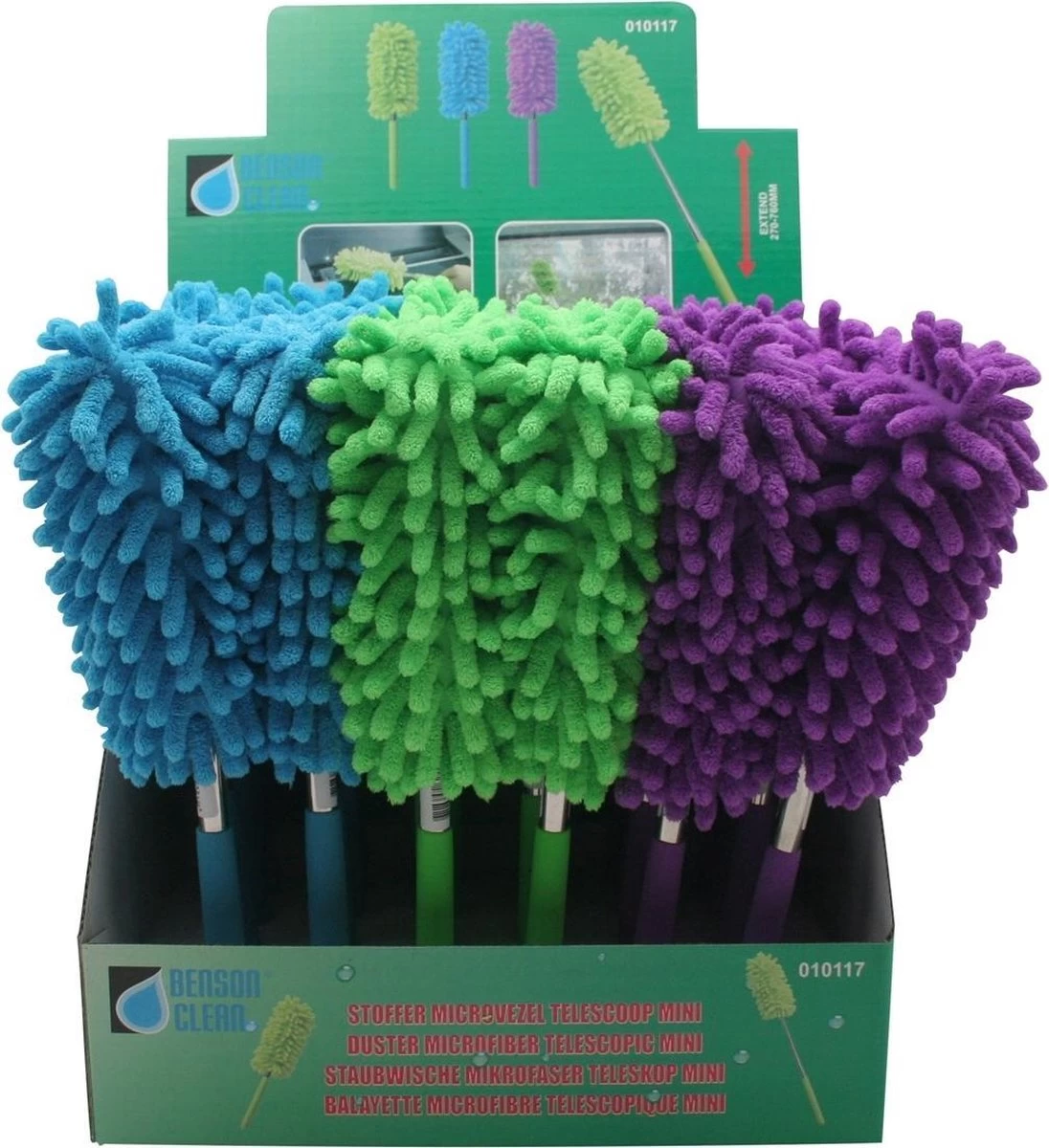 Benson Mini Stoffer - Plumeau Microvezel Telescoop 80 Cm 5 Benson Mini Stoffer - Plumeau Microvezel Telescoop 80 Cm - Afbeelding 3