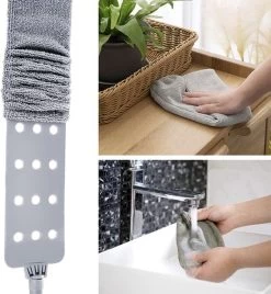 Eleganca Telescopische Plumeau Met Telescoopsteel Met 2 Koppen - 84 Tot 250 Cm - Uitschuifbaar - Ragebol - Stoffer - Lichtgewicht -Schoonmaakproducten Winkel 1106x1200 2