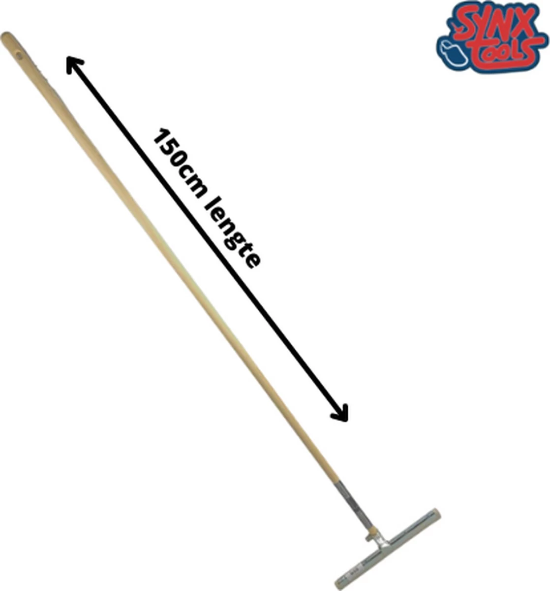 Synx Tools Vloertrekker Wit 35cm Met Steel 150cm - Trekkers/moppen - Dweilen - Vloerwisser - Schoonmaakartikelen - Vloermop / Vloerreiniger 4 Synx Tools Vloertrekker Wit 35cm Met Steel 150cm - Trekkers/moppen - Dweilen - Vloerwisser - Schoonmaakartikelen - Vloermop / Vloerreiniger - Afbeelding 2