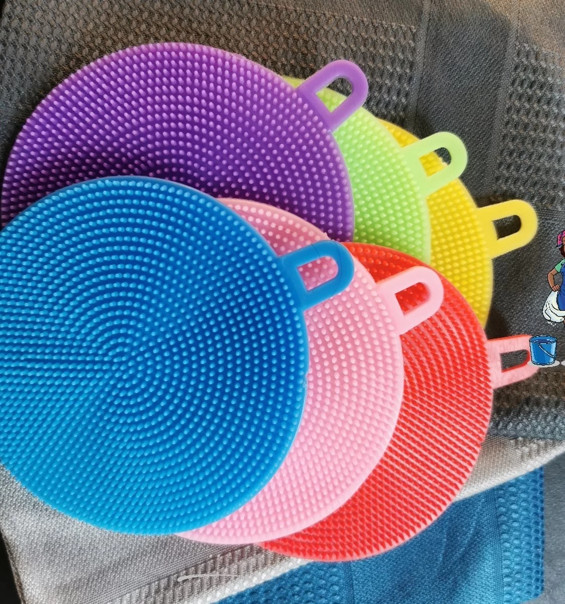 SEA Microvezeldoekjes | Schoonmaakdoeken | Duurzaam | Microvezel Doek Auto | Reinigingsdoekjes | Microvezeldoeken | Schoonmaakdoekjes | Raamdoeken | 60x40cm | 3 Stuks + 1 Stuk Siliconen Schoonmaakspon 7 SEA Microvezeldoekjes | Schoonmaakdoeken | Duurzaam | Microvezel Doek Auto | Reinigingsdoekjes | Microvezeldoeken | Schoonmaakdoekjes | Raamdoeken | 60x40cm | 3 Stuks + 1 Stuk Siliconen Schoonmaakspon - Afbeelding 5