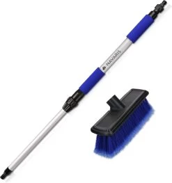 Navaris Telescopische Autowasborstel - Watergevoerde Wasborstel Voor Auto's En Ramen Met Uitschuifbare Lange Handgreep En Zachte Haren - Blauw 9 Navaris Telescopische Autowasborstel - Watergevoerde Wasborstel Voor Auto's En Ramen Met Uitschuifbare Lange Handgreep En Zachte Haren - Blauw -Schoonmaakproducten Winkel 1129x1200 1