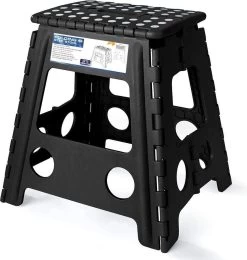 Buxibo - Kruk - Krukje - Keukentrap - Keukentrapje - Opvouwbaar Trapje - Keuken/Badkamer/Schuur Trapje - 29 X 24 X 40cm