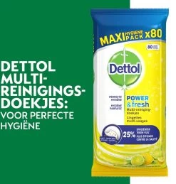 Dettol - 320 Schoonmaakdoekjes Power & Fresh - Citrus 2x80 - Oceanfris 2x80 -Schoonmaakproducten Winkel 1146x1200 1