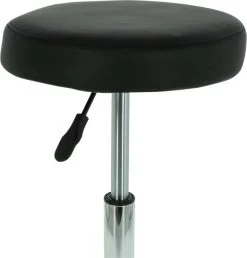 Alora Tabouret Op Wielen - Zadelkruk - Zwart - Kruk – Kapperskruk - Draaikruk - Werkkruk - Verstelbaar -Schoonmaakproducten Winkel 1148x1200