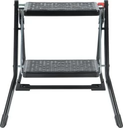 Huishoudtrap Opstapje Handy Zwart 2 Treden -Schoonmaakproducten Winkel 1153x1200 1