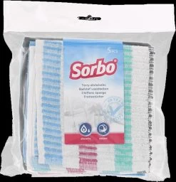 Sorbo Badstof Vaatdoeken 35 X 35 Cm 5 Stuks -Schoonmaakproducten Winkel 1160x1200 1
