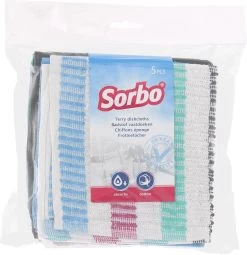 Sorbo Badstof Vaatdoeken 35 X 35 Cm 5 Stuks -Schoonmaakproducten Winkel 1161x1200