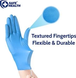 Safe Health Nitril Royal Blue Examination Gloves - 100 Stuks - Blauw - Poedervrij - Latex Vrij - Niet Steriel - Maat M 6 Safe Health Nitril Royal Blue Examination Gloves - 100 Stuks - Blauw - Poedervrij - Latex Vrij - Niet Steriel - Maat M -Schoonmaakproducten Winkel 1163x1200 5