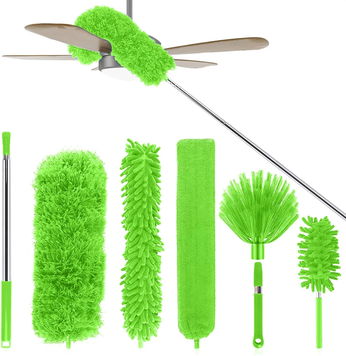 Strex Telescopische Plumeau Set Met Telescoopsteel - 60 Tot 140 Cm - Uitschuifbaar - Flexibel - Microvezel Ragebol - 5-Delige Schoonmaak Set 3 Strex Telescopische Plumeau Set Met Telescoopsteel - 60 Tot 140 Cm - Uitschuifbaar - Flexibel - Microvezel Ragebol - 5-Delige Schoonmaak Set