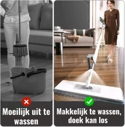 Powarkleen - Vloerwisser Met Spray - Incl. 2 Microvezel Doeken -Schoonmaakproducten Winkel 1181x1200