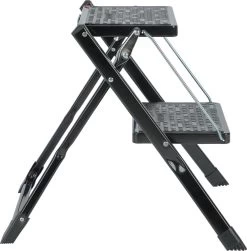 Huishoudtrap Opstapje Handy Zwart 2 Treden -Schoonmaakproducten Winkel 1182x1200