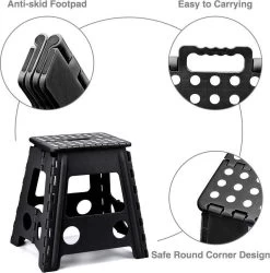 Buxibo - Kruk - Krukje - Keukentrap - Keukentrapje - Opvouwbaar Trapje - Keuken/Badkamer/Schuur Trapje - 29 X 24 X 40cm -Schoonmaakproducten Winkel 1187x1200 2