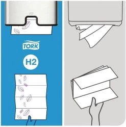 Tork Handdoekpapier Intervouw Super-soft 2-laags 2100 Vel -Schoonmaakproducten Winkel 1190x1200 7