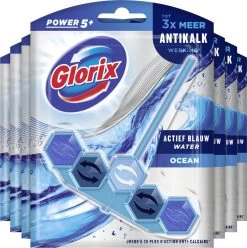 Glorix Power 5+ Ocean Toiletblokken - 7 Stuks - Voordeelverpakking -Schoonmaakproducten Winkel 1195x1200 5