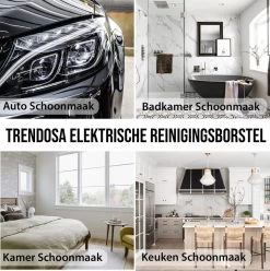 Trendosa Elektrische Schoonmaakborstel - Elektrische Schrobborstel - Poetsmachine - Handborstel - Scrubber- De Badkamer/Keuken/Auto- 10 Opzetstukken Geel 13 Trendosa Elektrische Schoonmaakborstel - Elektrische Schrobborstel - Poetsmachine - Handborstel - Scrubber- De Badkamer/Keuken/Auto- 10 Opzetstukken Geel -Schoonmaakproducten Winkel 1196x1200 2