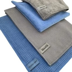 Droogdoek Set 2 Droogdoeken + 2 Microvezel Schoonmaakdoeken