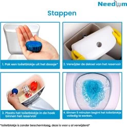 Needum Toiletblokjes Voor Inbouwreservoirs - WC Blokjes - Toiletblokken In Een Voordeelverpakking - 12 Stuks 16 Needum Toiletblokjes Voor Inbouwreservoirs - WC Blokjes - Toiletblokken In Een Voordeelverpakking - 12 Stuks -Schoonmaakproducten Winkel 1198x1200 5