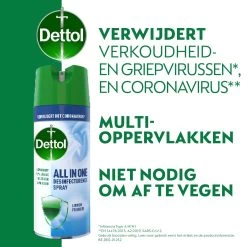 Dettol All In One Disinfectant Spray Linen - 400ml -Schoonmaakproducten Winkel 1199x1200
