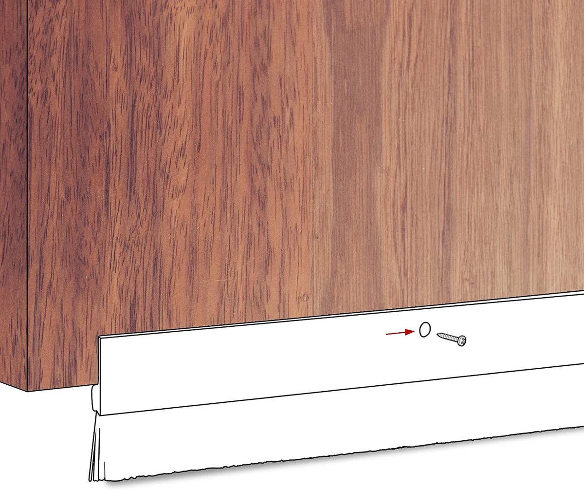 Merkloos Deurborstel - Stripborstel - Afdichting Met Borstel - 100 Cm - Met Installatie Gaten -aluminium -isolatiestrip - Afdichtstrip - Deurstrip 6 Merkloos Deurborstel - Stripborstel - Afdichting Met Borstel - 100 Cm - Met Installatie Gaten -aluminium -isolatiestrip - Afdichtstrip - Deurstrip - Afbeelding 4