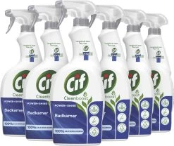 Cif CleanBoost Power & Shine Badkamer Spray - 6 X 750 Ml - Voordeelverpakking -Schoonmaakproducten Winkel 1200x1009