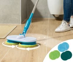 Mediashop Hurricane Floating Mop Elektrische Dweil - Oplaadbare Vloerwisser Voor Dweilen, Schrobben En Boenen - Met 2x 3 Microvezelpads 28 Mediashop Hurricane Floating Mop Elektrische Dweil - Oplaadbare Vloerwisser Voor Dweilen, Schrobben En Boenen - Met 2x 3 Microvezelpads -Schoonmaakproducten Winkel 1200x1014 4