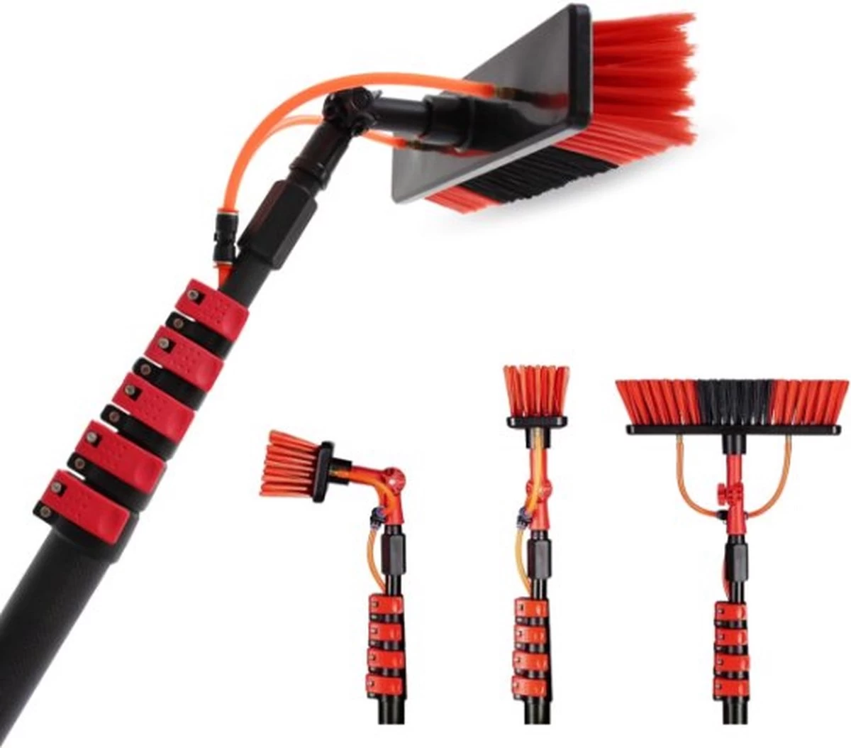 Chimb Telescopische Wasborstel - Uitschuifbare Waterborstel - Ramenwassen - 4,6 Meter - Met Zeepdispenser 7 Chimb Telescopische Wasborstel - Uitschuifbare Waterborstel - Ramenwassen - 4,6 Meter - Met Zeepdispenser - Afbeelding 5