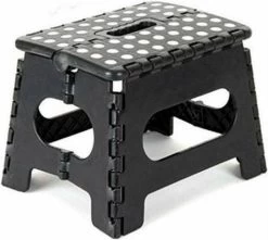 Opvouwbare Kruk - Keukentrap - Zwart -Schoonmaakproducten Winkel 1200x1074