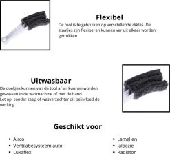 2x Luxaflex Reiniger - Jaloezie Reiniger - Lamellen Borstel - Stoffer -Plumeau - Stof Reiniger - Microvezeldoek - Borstel - -Schoonmaakproducten Winkel 1200x1085 2