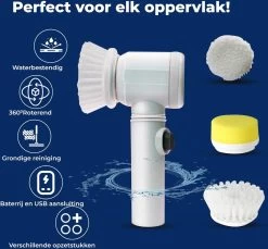 B-care Magic Brush - Elektrische Multifunctionele Schoonmaakborstel - 7 Opzetstukken - Wasborstel - Poetsmachine - Schrobborstel - Handborstel - Werkborstel - Schrobber - Boorborstel - Reinigingsborstel 22 B-care Magic Brush - Elektrische Multifunctionele Schoonmaakborstel - 7 Opzetstukken - Wasborstel - Poetsmachine - Schrobborstel - Handborstel - Werkborstel - Schrobber - Boorborstel - Reinigingsborstel -Schoonmaakproducten Winkel 1200x1112 1