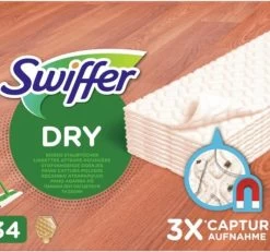 Swiffer Vloerdoekjes Houten Vloeren - Parket - Laminaat - 34 Stuks -Schoonmaakproducten Winkel 1200x1124