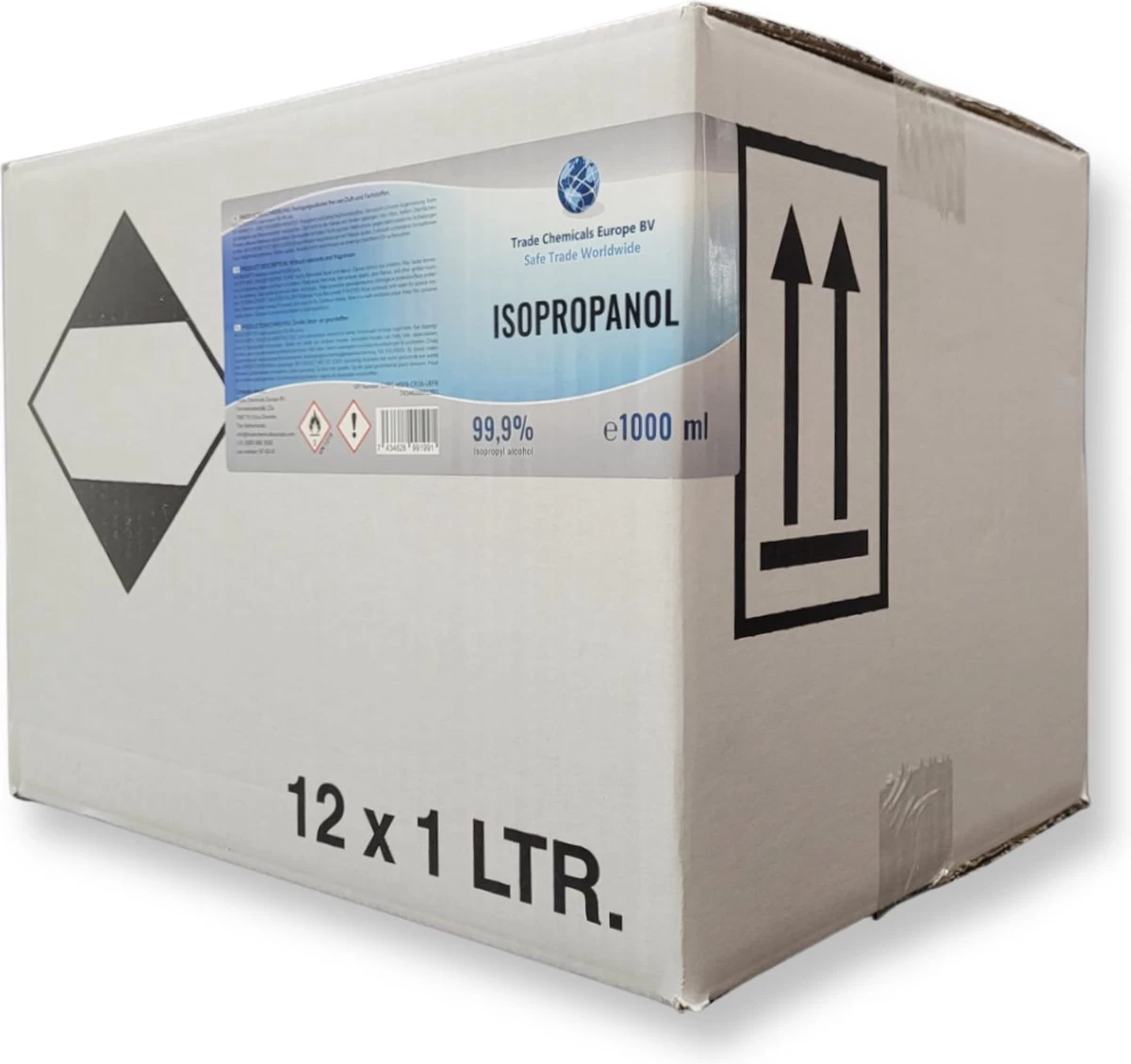 TCE - Isopropanol - Isopropyl-alcohol - IPA - 99,9% Zuiver - 1 Liter 4 TCE - Isopropanol - Isopropyl-alcohol - IPA - 99,9% Zuiver - 1 Liter - Afbeelding 2