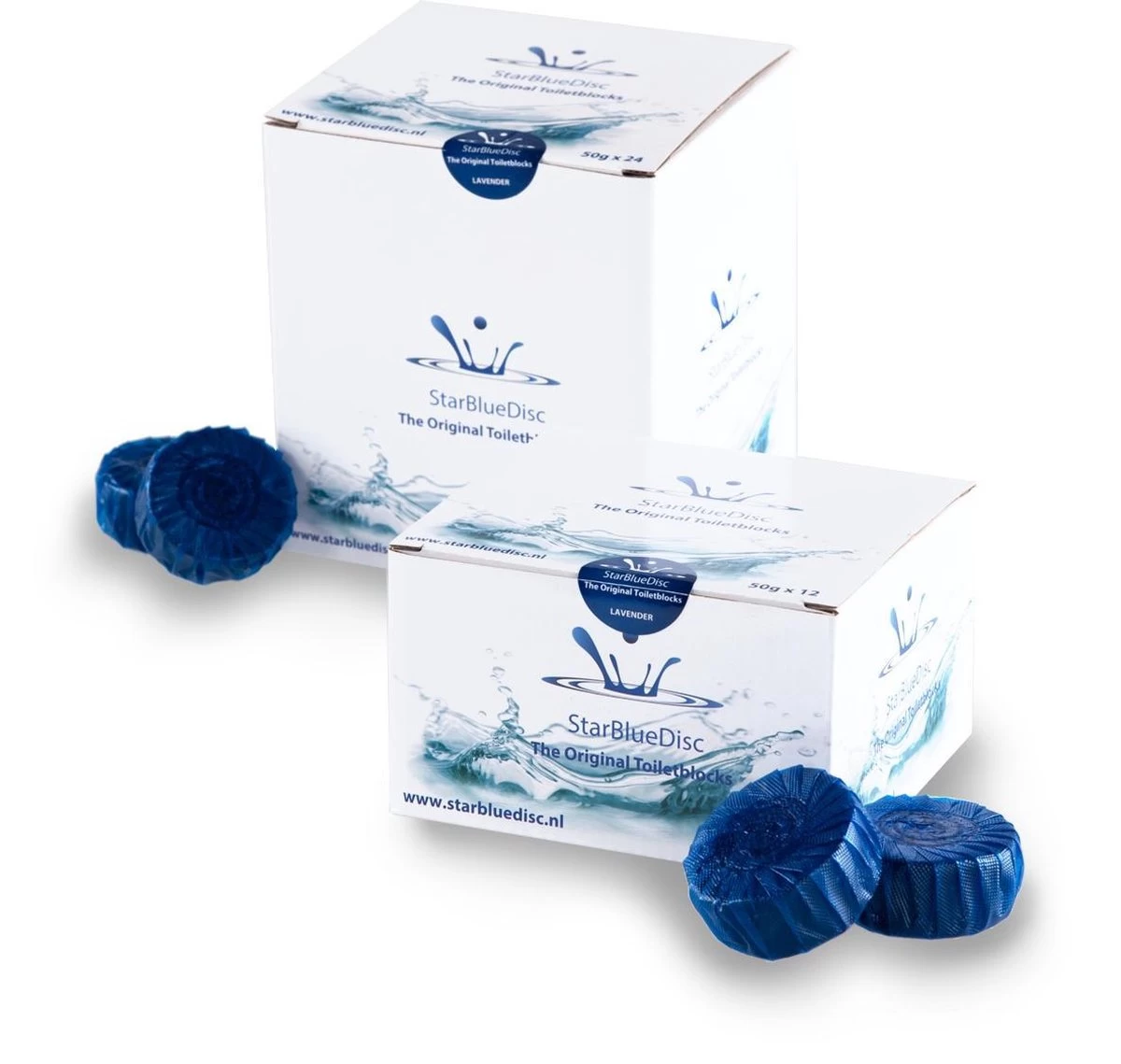 Starbluedisc Toiletblok Jaarverpakking A 24 Stuks Blauw 6 Starbluedisc Toiletblok Jaarverpakking A 24 Stuks Blauw - Afbeelding 4