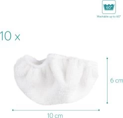 Navaris Microvezelpads Voor Stoomreiniger - Set Van 10 Vervangende Doekjes Voor Navaris Handstomer 49454 - Wasbare Doekjes Voor Vloer, Wand, Reiniging 9 Navaris Microvezelpads Voor Stoomreiniger - Set Van 10 Vervangende Doekjes Voor Navaris Handstomer 49454 - Wasbare Doekjes Voor Vloer, Wand, Reiniging -Schoonmaakproducten Winkel 1200x1145