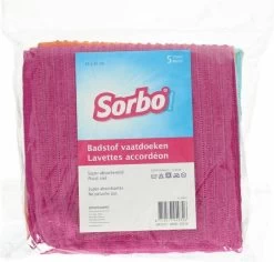 Sorbo Badstof Vaatdoeken 35 X 35 Cm 5 Stuks