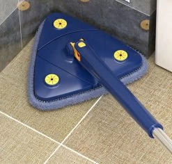 Merkloos Premium Driehoekige Dweil Met Wringer - Verstelbaar En 360 Graden Draaibaar – Dweilsysteem Incl. 4 Microvezel Doeken -Schoonmaakproducten Winkel 1200x1148 1