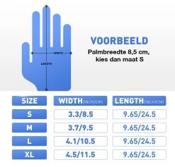 IVROU® Nitril Handschoenen - 100 Stuks Wegwerp Handschoenen - Poeder Vrij, Latex Vrij - Maat: M - Violet Blauw 17 IVROU® Nitril Handschoenen - 100 Stuks Wegwerp Handschoenen - Poeder Vrij, Latex Vrij - Maat: M - Violet Blauw -Schoonmaakproducten Winkel 1200x1150 2