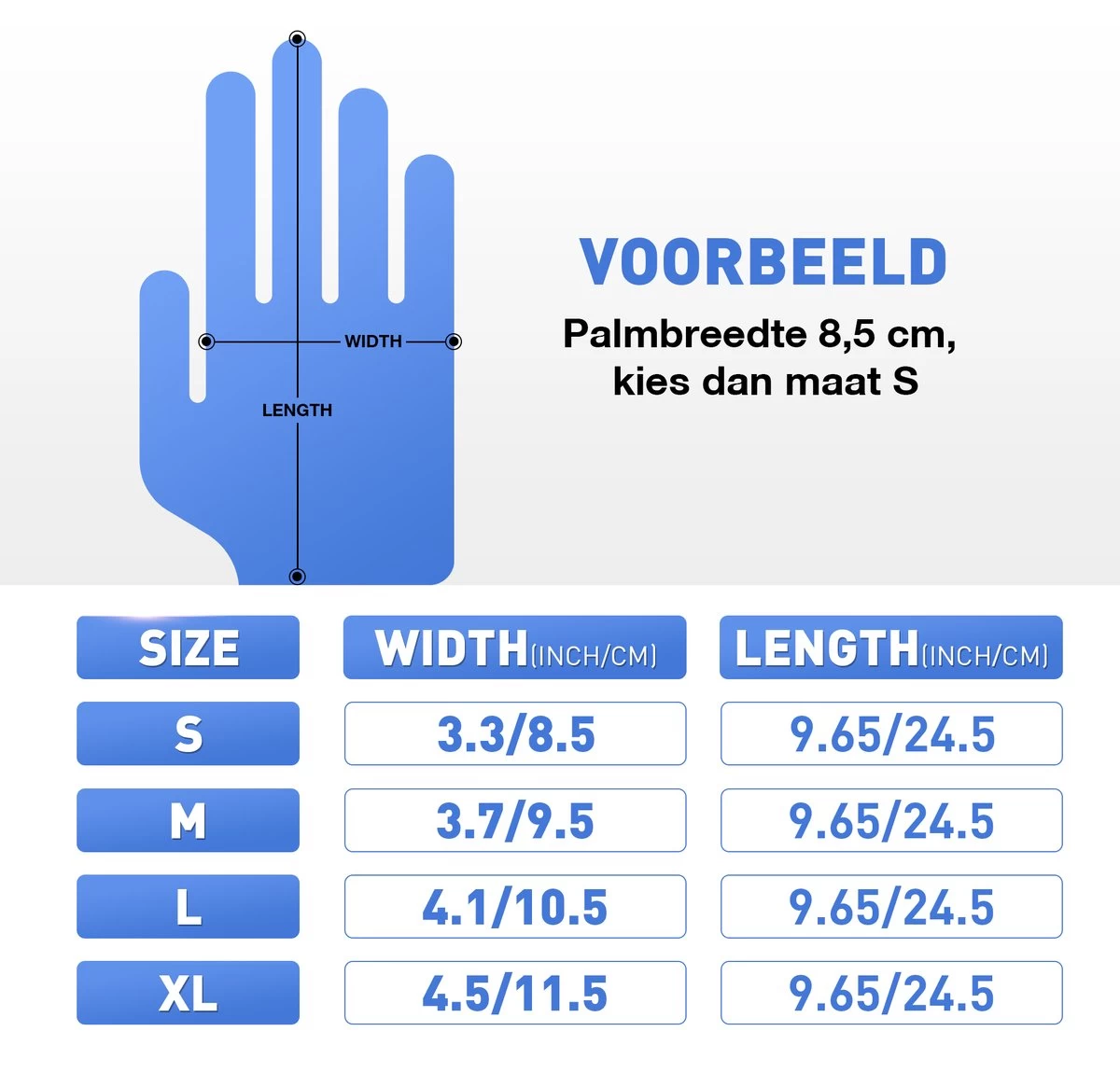 IVROU® Nitril Handschoenen - 100 Stuks Wegwerp Handschoenen - Poeder Vrij, Latex Vrij - Maat: M - Violet Blauw 8 IVROU® Nitril Handschoenen - 100 Stuks Wegwerp Handschoenen - Poeder Vrij, Latex Vrij - Maat: M - Violet Blauw - Afbeelding 6