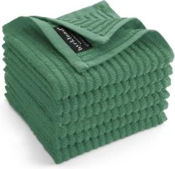 Byrklund Vaatdoek Katoen - Clean & Shiny - 6x 30x30 - Groen -Schoonmaakproducten Winkel 1200x1156 6