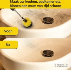 ESSIBLE Borstelboor - Set 20 Stuks - Schrobborstel - Polypropyleen - Borstel Boormachine - Schrobborstel - Schuurborstel - Automatische Reiniging - 20 Delige Borstelset Voor Boormachine -Schoonmaakproducten Winkel 1200x1179 1