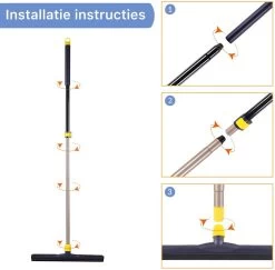 Classic Watertrekker - Met Telescoopsteel (110-138 Cm) - 43.5 Cm Veegbreedte - Vloertrekker - Aftrekker - Douche Trekker -Schoonmaakproducten Winkel 1200x1182