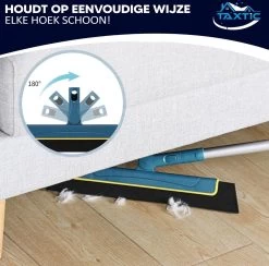 Taxtic® Vloerwisser – Vloertrekker Met Steel – Douchewisser - Vloertrekker – Vloerwisser Badkamer – Trekker - Ophangstuk -Schoonmaakproducten Winkel 1200x1184 2