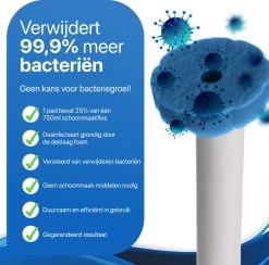 RevoBrush 28x Ocean Breeze Foaming Pads Navulling - WC Borstel Met Houder Vrijstaand -Schoonmaakproducten Winkel 1200x1184 8