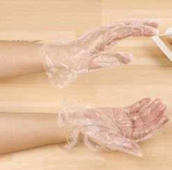 Merkloos 200 Stuks Plastic Wegwerp Handschoenen Voordeelverpakking - Wegwerp - Transparante Plastic Wegwerphandschoenen Large 2 X 100st Voordeelverpakking -Schoonmaakproducten Winkel 1200x1188 3