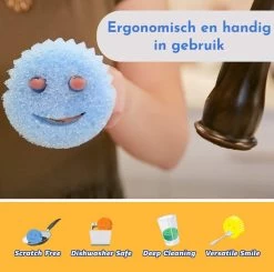 Scrub Daddy - Spons 3 Kleuren - Schoonmaak Spons -Schoonmaakproducten Winkel 1200x1190 3