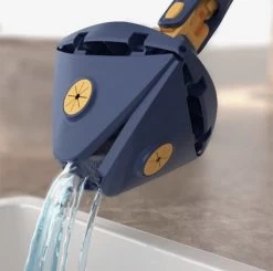 Premium Driehoekige Dweil Met Wringer - Verstelbaar En 360 Graden Draaibaar – Dweilsysteem Incl. 3 Microvezel Doeken -Schoonmaakproducten Winkel 1200x1191