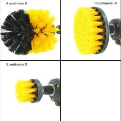 Merkloos Kibani 3 Delige Borstelset Voor Boormachine - Schrobborstel - Polypropyleen - Borstel Boormachine - Schuurborstel - Automatische Reiniging - Reinigingsborstels Voor Boormachine - Schoonmaakborstel -Schoonmaakproducten Winkel 1200x1198 2