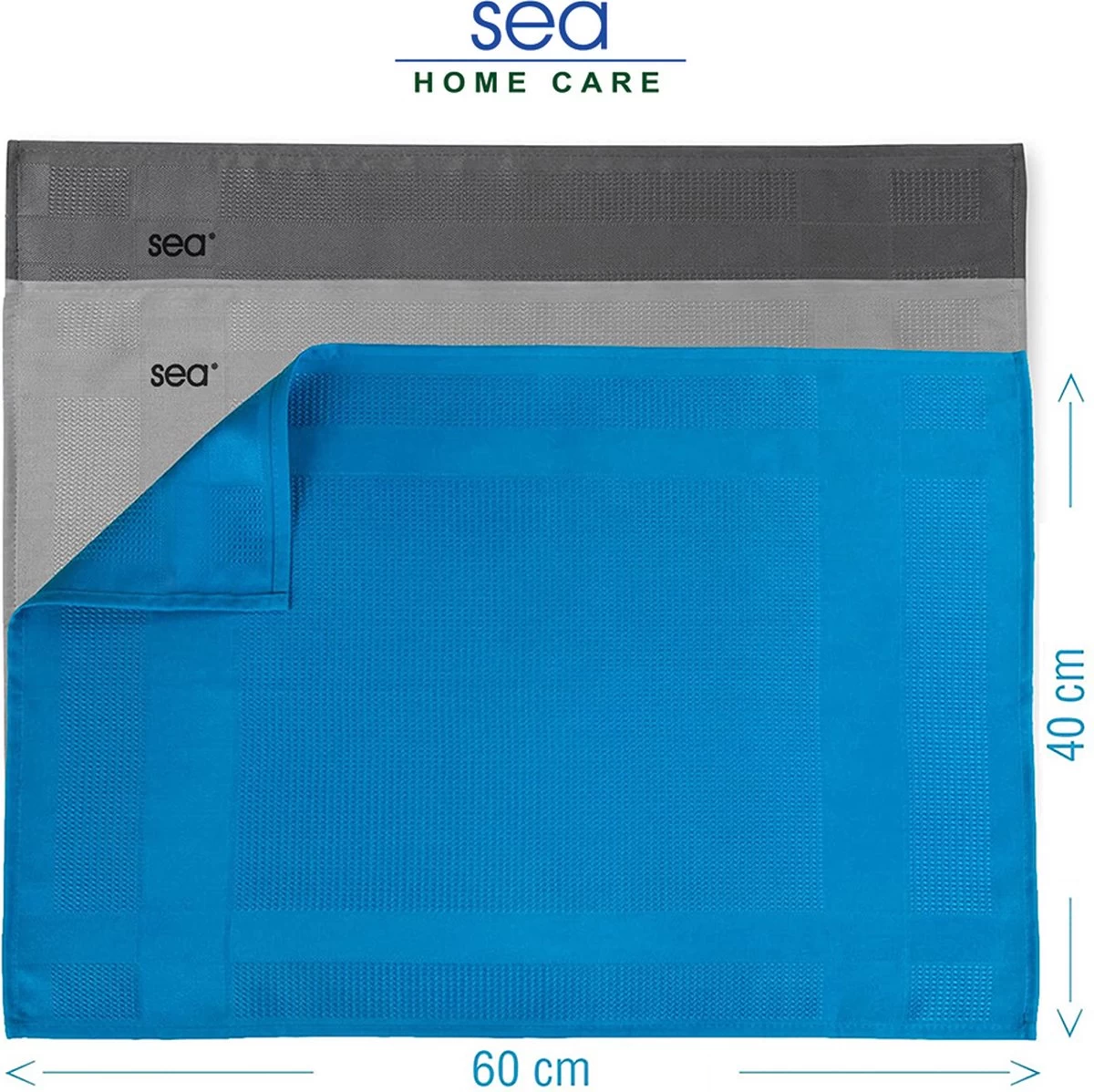 SEA Microvezeldoekjes | Schoonmaakdoeken | Duurzaam | Microvezel Doek Auto | Reinigingsdoekjes | Microvezeldoeken | Schoonmaakdoekjes | Raamdoeken | 60x40cm | 3 Stuks + 1 Stuk Siliconen Schoonmaakspon 4 SEA Microvezeldoekjes | Schoonmaakdoeken | Duurzaam | Microvezel Doek Auto | Reinigingsdoekjes | Microvezeldoeken | Schoonmaakdoekjes | Raamdoeken | 60x40cm | 3 Stuks + 1 Stuk Siliconen Schoonmaakspon - Afbeelding 2