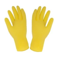 Multy Luxe Huishoudhandschoenen Maat L - Natuurlatex Met Kantoenen Vlokvoering - Anti Slip - Rubberen Handschoenen - Waterdicht - Natuurlijk Latex - Maat L -Schoonmaakproducten Winkel 1200x1200 1043