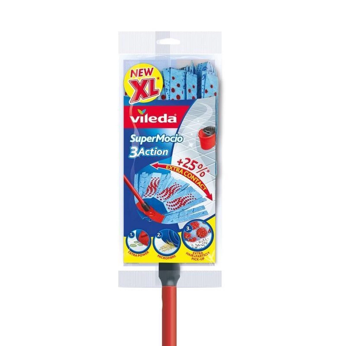 Vileda Super Mocio 3D Mop En Steel 13 Vileda Super Mocio 3D Mop En Steel - Afbeelding 11